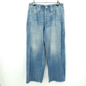 rag & bone Miramar Wide Leg Ankle Jeans M Blue